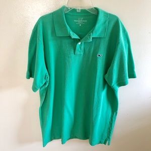 Vineyard Vines medium green polo